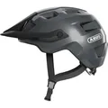 ABUS MTB-Helm MoTrip - robuster Fahrradhelm mit höhenverstellbarem Schirm für Mountainbiker - individuelle Passform - Unisex - Grau Glänzend, Gr... - Grau