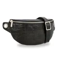 Gusti Leder Gürteltasche Damen Rosamonde I Bauchtasche Kroko Look I Schicke Crossbody Bag Damen mit verstellbarem Gürtel