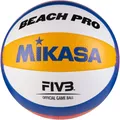 Mikasa Beach Pro BV550C Beachvolleyball in blau-gelb-rot, Größe 5