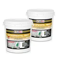 Isolbau Fertigspachtel Finish 50 kg, Glättspachtel Fugenspachtel, Gebrauchsfertige Polymer-Gips Fertig-Spachtelmasse für innen, Weiß Q1-Q10