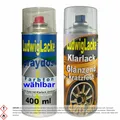 Autolackspray Set in Prata Reflex LA7W für VW & Klarlack a 400ml BestPreis
