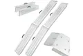 Arebos Auffahrrampe 2 x, Auffahrschienen, Klappbar (Faltbare Stahlrampe 180 cm), 400 kg pro Paar, 180 x 22,5 x 4,5 cm