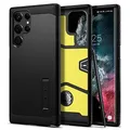 Spigen Tough Armor Hülle Kompatibel mit Samsung Galaxy S22 Ultra -Schwarz