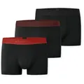 Schiesser Boxershorts 95/5 Multipacks (3er Pack) mit farblich abgesetztem, sportlichem Logo-Webgummibund bunt 8