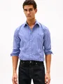 Tommy Hilfiger Langarmhemd FLEX POPLIN BIG GINGHAM regular fit, Button-down-Kragen