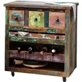Küchenwagen 'Seaside' Massivholz, Metall Recycletes Holz Shabby Chic