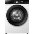 Hisense 3S Freistehend Waschmaschine, 8 kg, Frontlader, 8 kg, B, 72 dB, 1400 RPM, A - Weiß