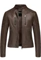 REPUBLIX Lederjacke MYRNA Echtleder Damen Biker Zipper Jacke