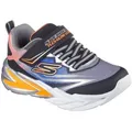 Skechers FLEX-GLOW ULTRA LIGHTS Lauflernschuh Blink,-Klettschuh zum Schlüpfen, Neon, Größenschablone zum Download schwarz 22 EU