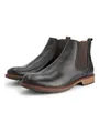 TRAVELIN' Leder-Chelsea-Boots in Schwarz, Größe 46, Herren