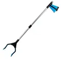 Blosta Greifzange Greifer Blau faltbar 81/42cm Greifer für Senioren, Müllgreifer