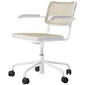 THONET S 64 VDR Drehstuhl Buche weiß lasiert