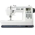 Husqvarna Viking ONYX30, Weiß, Blau, Nähen, 1 Schritt, 6,52 kg, Knopflochboden - Weiß
