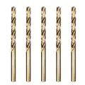 Meccion 5er Kobalt Spiralbohrer 6mm – Profi-Qualität für Edelstahl & Metall
