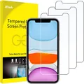 JETech Schutzfolie Kompatibel mit iPhone 11 und iPhone XR 6,1" Gehärtetem Glas