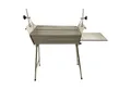 Grillpeter Holzkohlegrill Mangal Leto Edelstahl 2mm Schaschlikgrill mit verstellbarer Grillhöhe