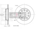 2 St. Bremsscheibe MAXGEAR 19-1219 Hinterachse für Audi A4