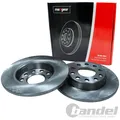 2X MAXGEAR BREMSSCHEBEIBEN 255mm VOLL HINTEN PASSEND FÜR AUDI A4 SEAT EXEO
