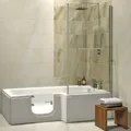 Solarna Badewanne mit Tür/Seniorenbadewanne 170x85/70cm, rechts