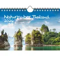 Naturzauber Thailand DIN A5 Kalender für 2026 Landschaft Reise Meer Natur Land Uraub Strand - Seelenzauber