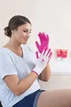 MEDI TEXTILHANDSCHUHE mit Latex medium