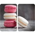 Wenko Herdabdeckplatten Universal Macarons 2er Set Mehrfarbig