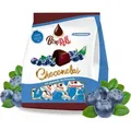 Uniconf BonRoll Fruchtgelee in dunkler Schokolade Blaubeere, 80 g