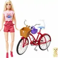 Mattel Puppe Barbie Pink Passport Holland Doll Set With Bicyclebeschädigt