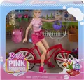 194735216062 Barbie. HWJ00 Pink Passport Holland z rowerem, ubraniami i akcesori