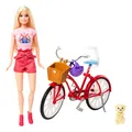 Barbie Poppen- en fietsspelset