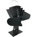 Firefix - Kaminofen Ventilator Ofen Stromlos Schwarz Geräuschlos Kamin Holzofen