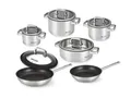AM COOK Exclusiv, Topfset Senna S11 plus, optimiert für Muldenlüfter