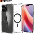 Handyhülle für iPhone 16 Pro Max Spigen Case Cover Tasche Etui Transparent-Grau