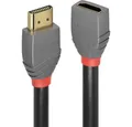 Lindy 3m HDMI 2 Verlängerung 36478 HDMI-Kabel, 4K UHD, vergoldete Steckkontakte