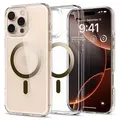 Spigen Ultra Hybrid MagHülle mit magnetisch Kompatibel mit iPhone 16 Pro Gold