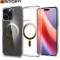 Handyhülle für iPhone 16 Pro Spigen Case Cover Schutzhülle Transparent-Golden