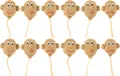 EDUPLAY 130239 Graskopf, Ø 4 x 5,5 cm, natur, 12-teilig (1 Set)