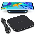 QI Wireless Ladestation kompatibel für Huawei P30 Pro Kabelloser Charger Induktives Universal Schnell Ladegerät
