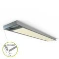 Aufbaurahmen Classic für LED Panel 120x30 cm silber Aufputz Montagerahmen