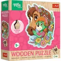 5900511202595 Puzzle drewniane 50 elementów. Rodzina Treflików. Wesoła Rodzina T
