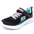 Skechers Microspec Mädchen Sneaker in Schwarz, Größe 33