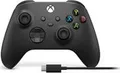 Microsoft Xbox Wireless Controller + USB-C Cable - Game Pad - kabellos - Bluetooth - Carbon Black - für PC, Microsoft Xbox One, Android, Microsoft Xbox Series S, Microsoft Xbox Series X, iOS (EP2-29944)