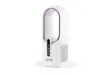 TZS FIRST AUSTRIA Akku-Standventilator Akku-Mini-Tischventilator mit Timer & LED-Display – bladeless & mobil, Kabellos, Touchbedienung, 3 Stufen, 1–7 h Timer, LED‑Nachtlicht