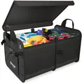 Premium Kofferraumtasche mit Deckel  60 Liter XXL KofferraumOrganizer  Extra ...