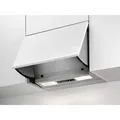 AEG DEB1621S Dunstabzugshaube (Einbau) / klappbar mit 3 Leistungsstufen / 59,8 cm Einbau Dunstabzugshaube / Vlies-Fettfilter / LED-Beleuchtung / 66,1 kWh pro Jahr / grau