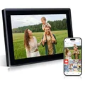 Rollei Smart Frame WiFi 100 Digitaler Bilderrahmen 10,1 Zoll Frameo WLAN Digital Photo Frame 1280x800 HD IPS Touchscreen 32GB Speicher Schwarz Digitaler-Bilderrahmen-Digital-Elektronischer-Fotorahmen