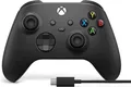 Xbox Wireless Controller – Schwarz – Inklusive USB-C-Kabel – Xbox, PC, Cloud-Gam