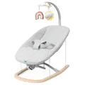 8058664178148 178148 LEŻACZEK ZEN WAVE WOODEN GREY CHICCO