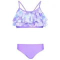 Aquarti Bustier-Bikini Aquarti Mädchen Bikini Set Bustier Bikinislip Zweiteiliger Badeanzug lila 152