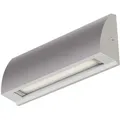 ledscom.de LED Wandleuchte / Treppenlicht SEGIN für außen, IP54, flach, Downlight, grau matt, eckig, 6,2 W, 566lm, warmweiß